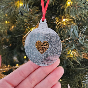 Embossed Christmas Ornament